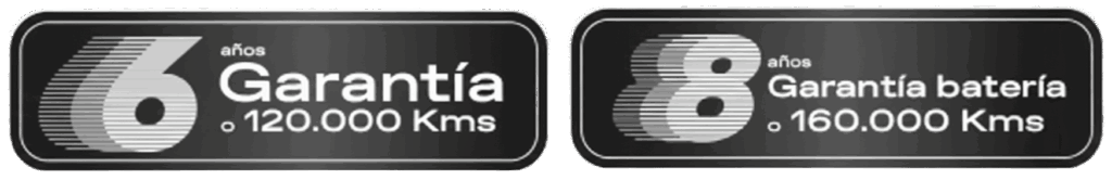 Logos de garantía MG