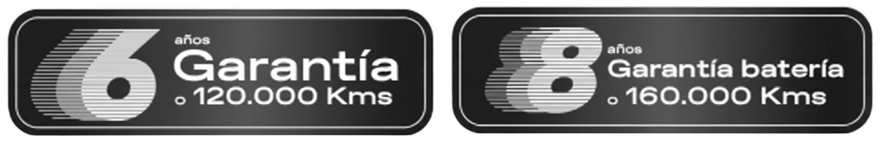 Logos de garantía MG